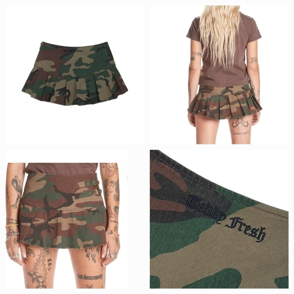 Teddy Fresh Bear Buckle Mini‎ Skirt Hot - Picture 2 of 10